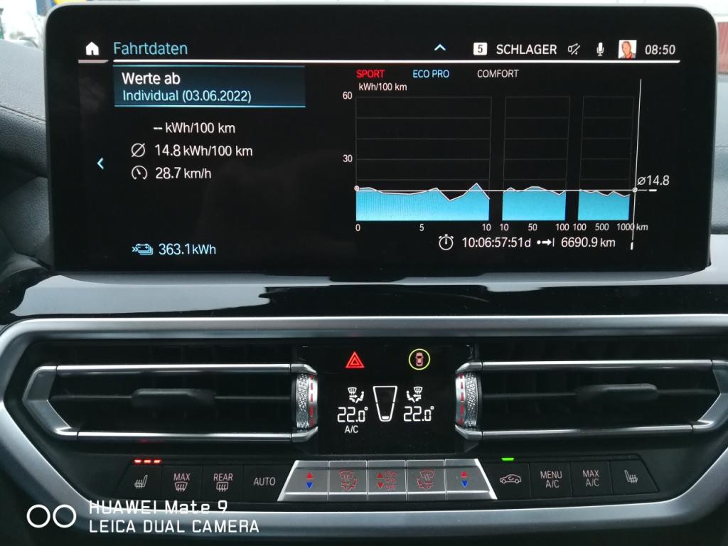 Werte individual beim SUV iX3 von BMW