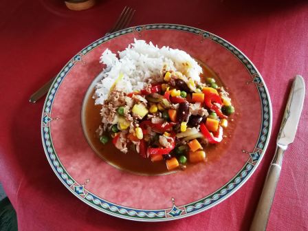Chilli Con Carne mit Reis
