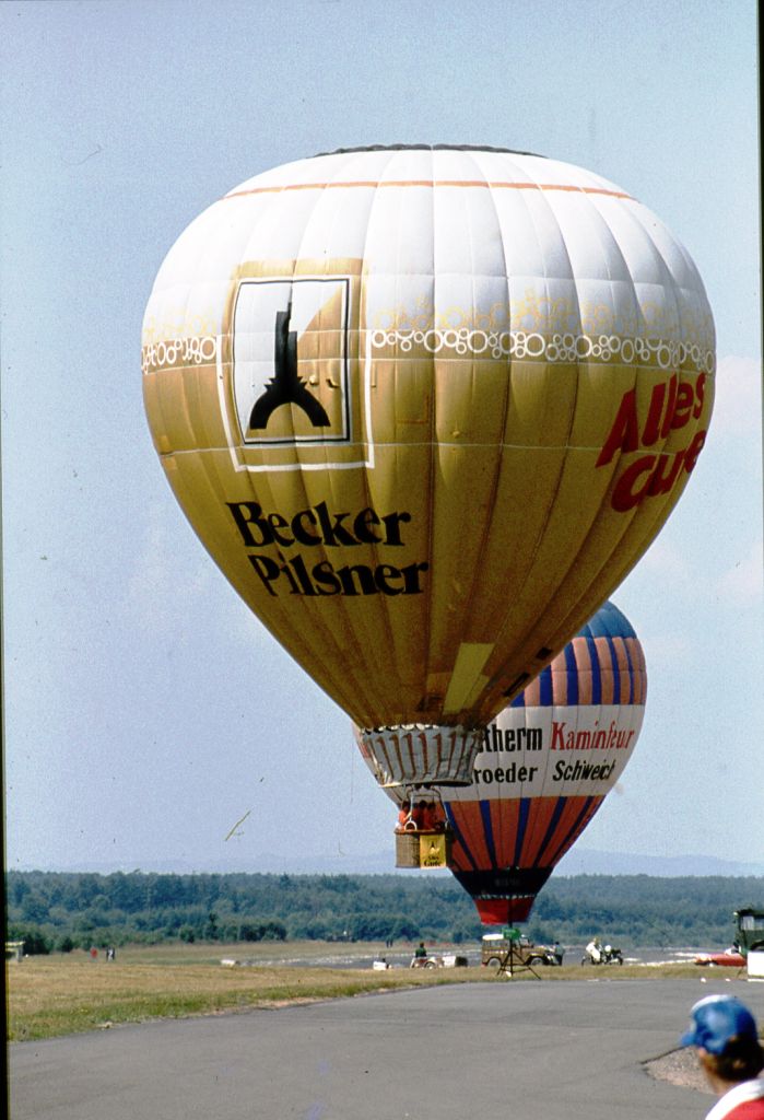 Heißluftballon am Start in Ramstein